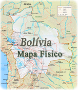 Bolivia mapa fisico