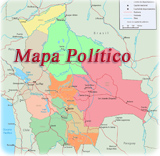 Mapa politico Bolivia