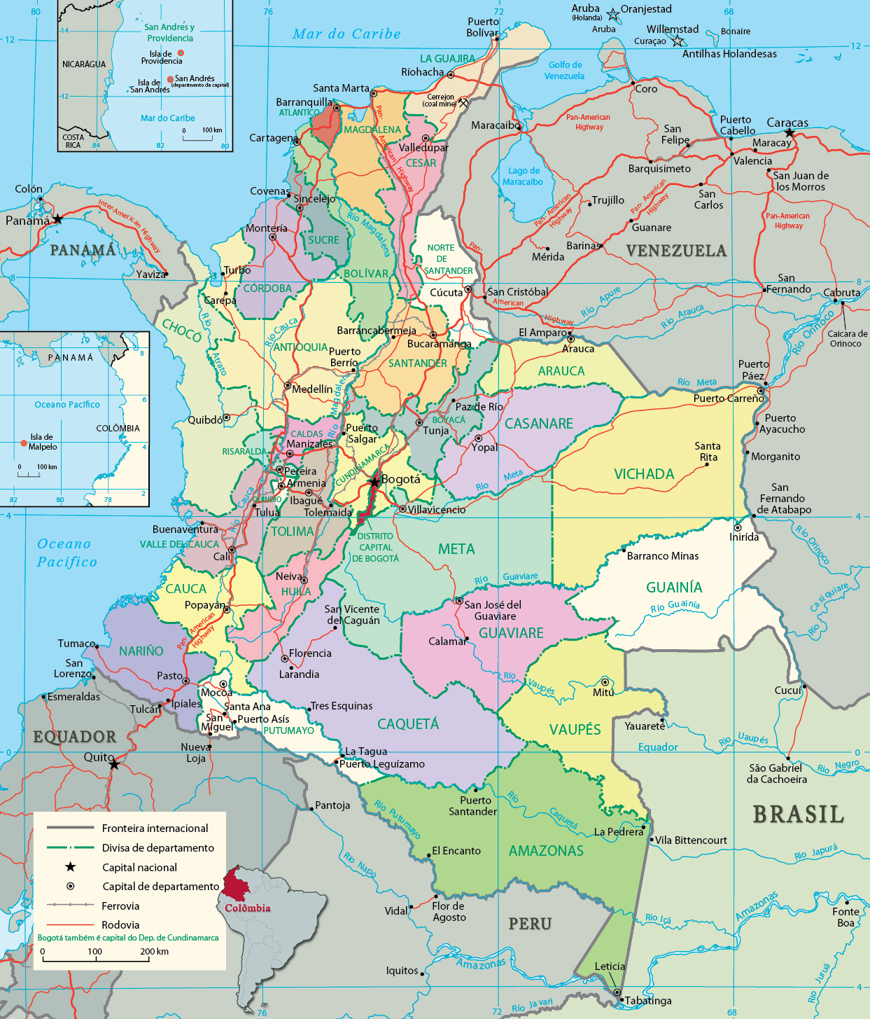 Mapa Colombia