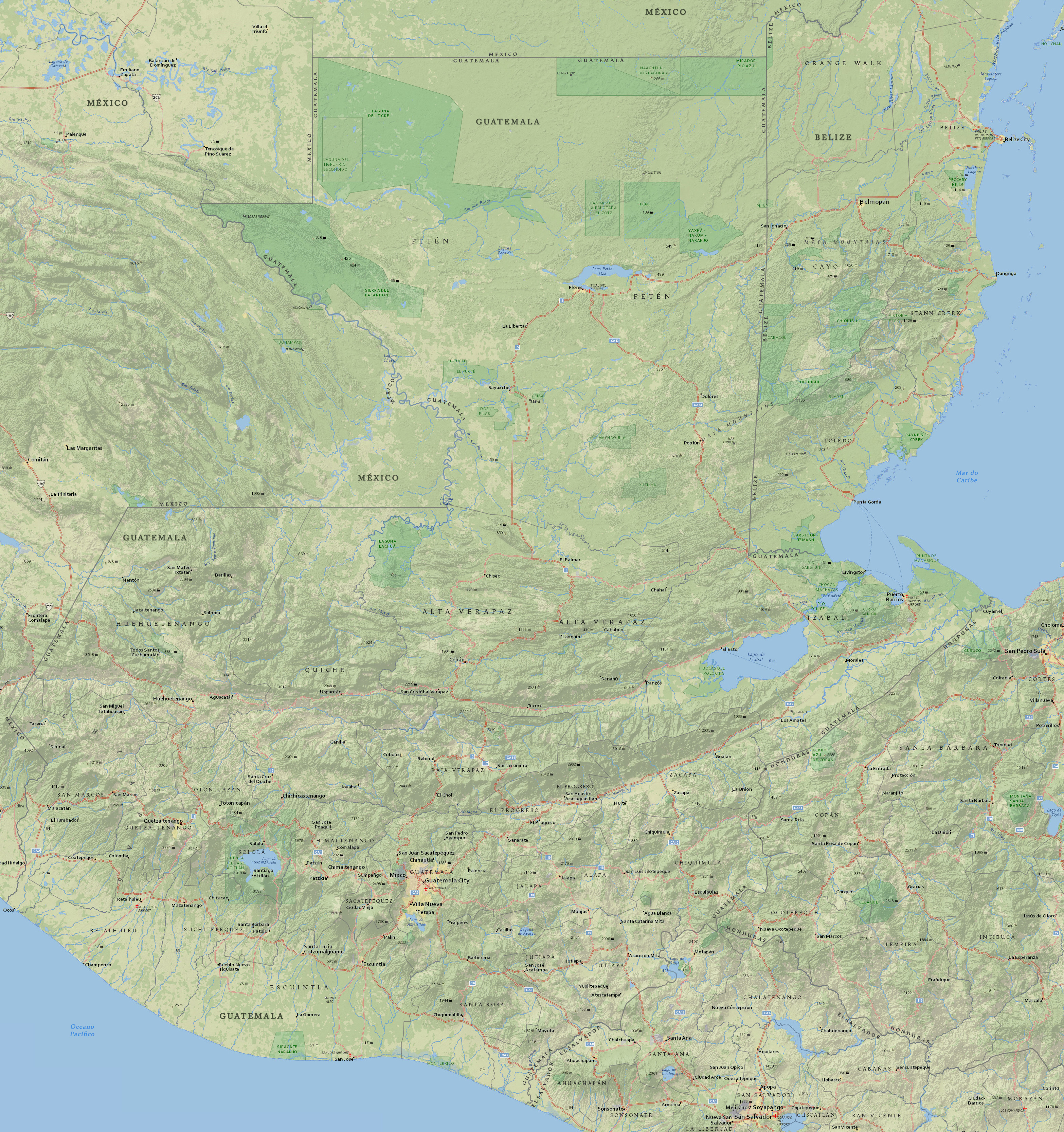 Mapa fisico