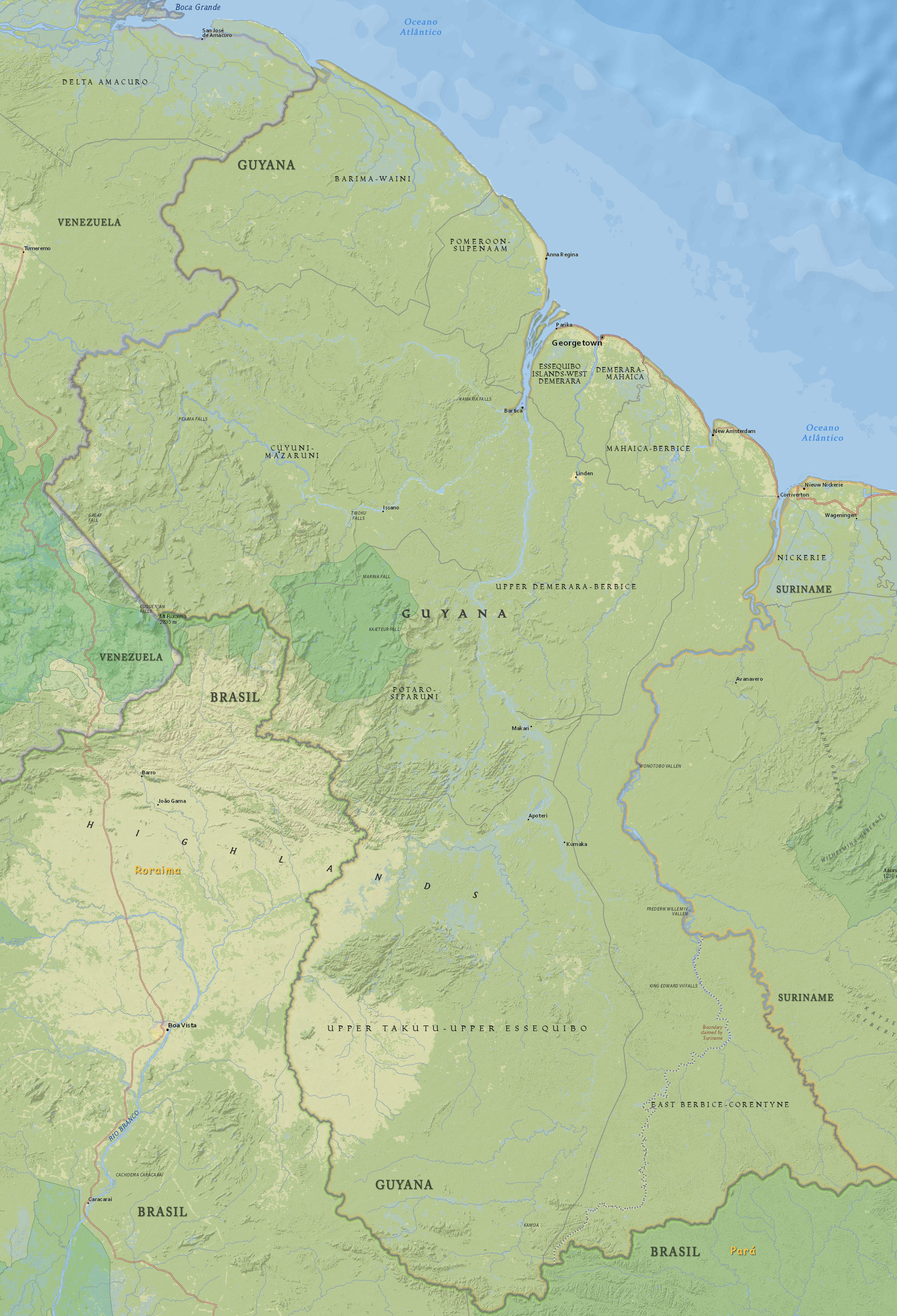 Mapa fisico