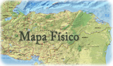 Mapa fisico Honduras