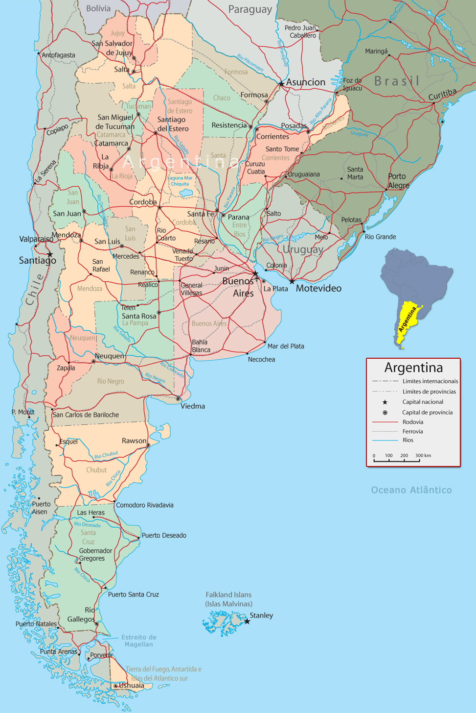 Mapa Argentina