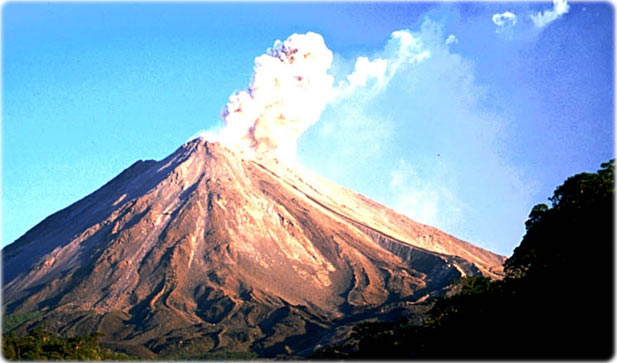 Arenal em Costa Rica