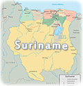 Mapa Suriname