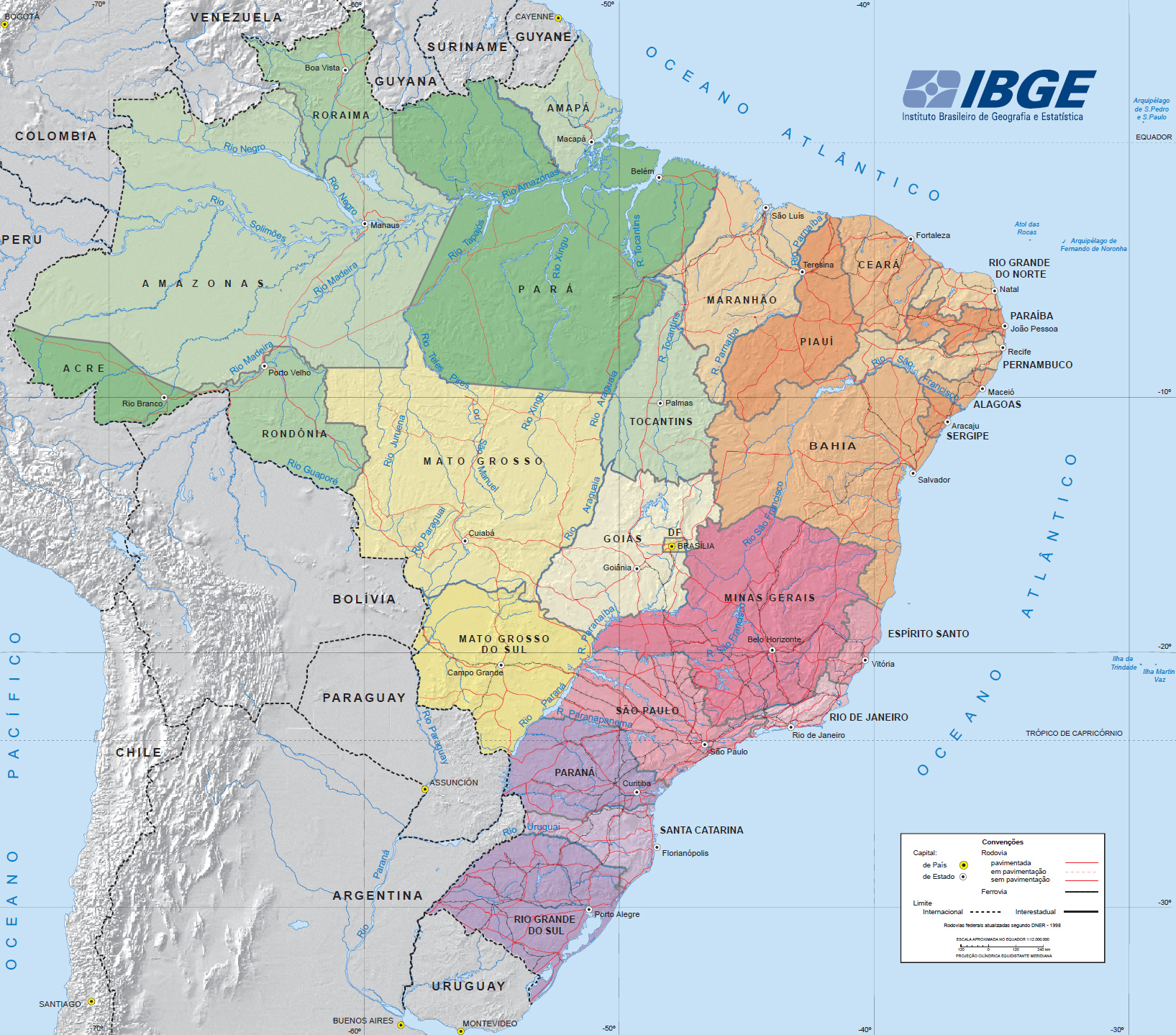 Mapa do Brasil