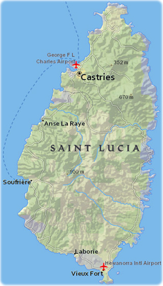 Santa Lucia mapa