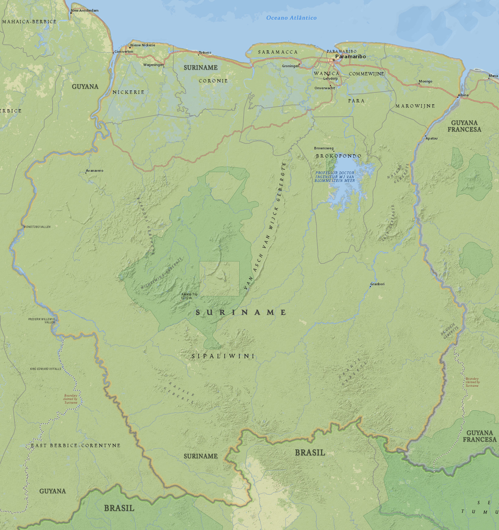 Mapa fisico