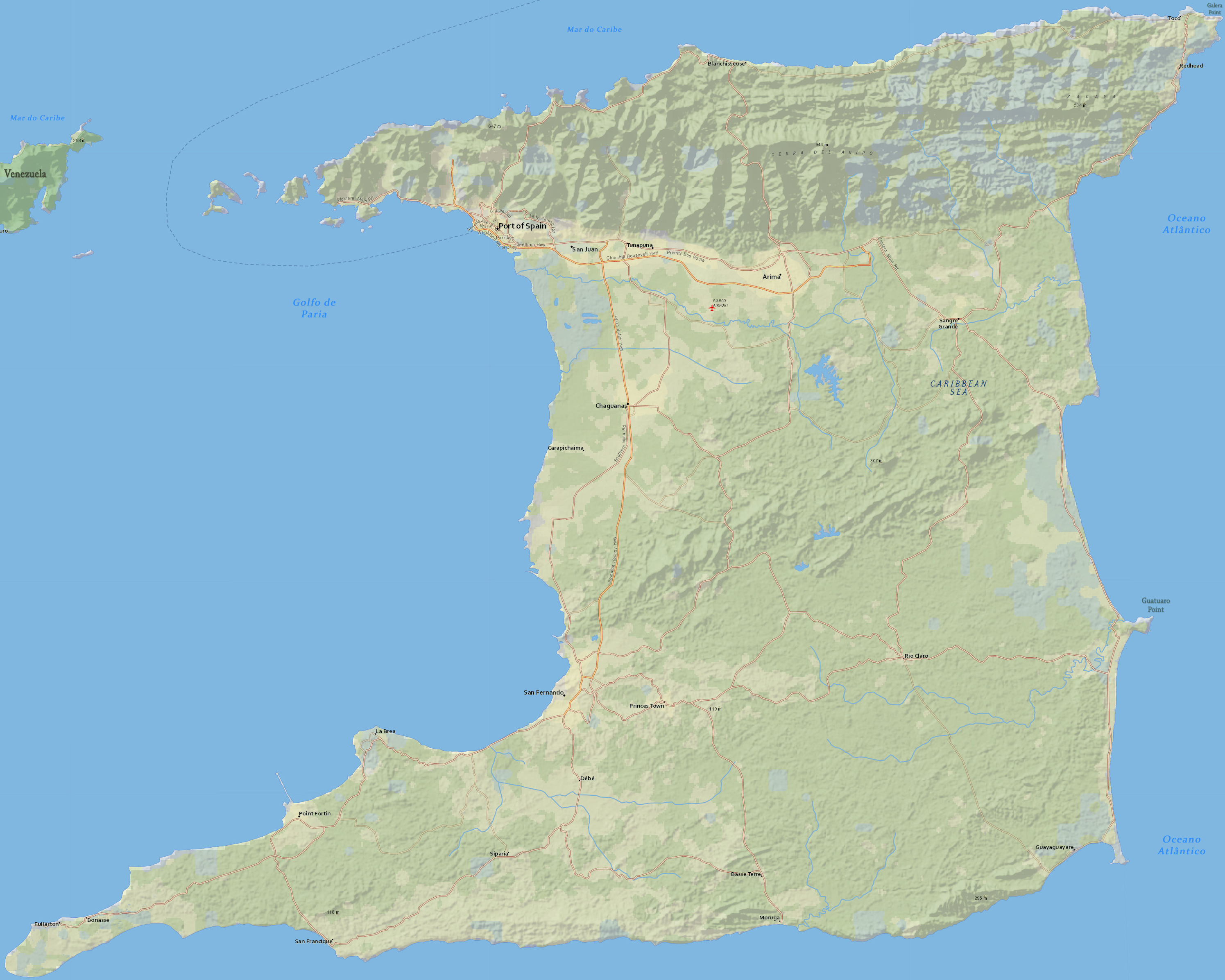 Mapa Trinidad